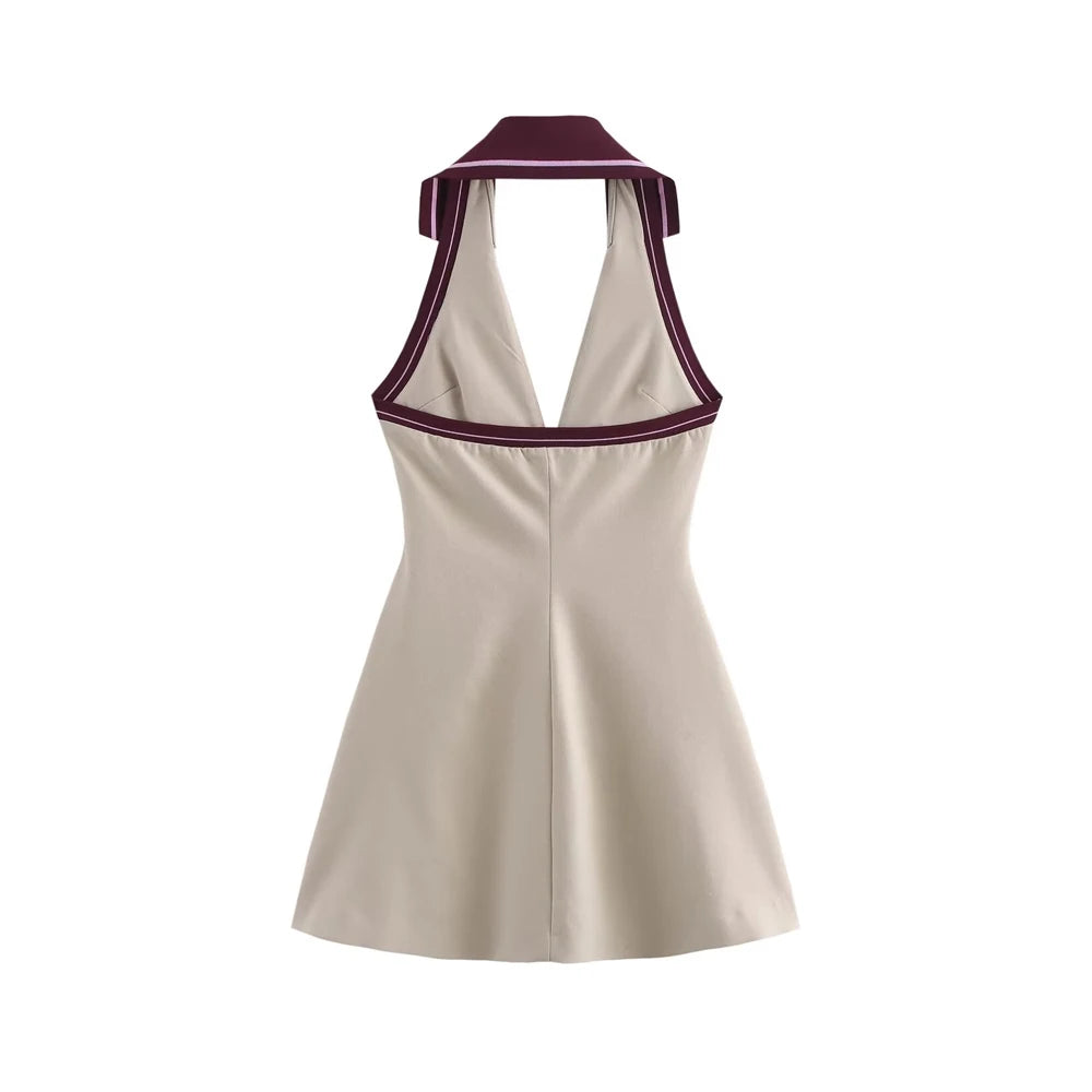 Minivestido halter Melanie