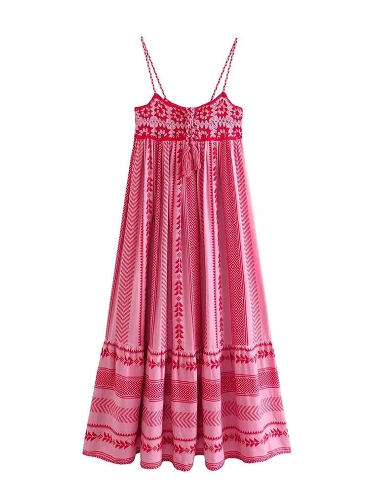 Evelyn Knitted Boho Dress from The House of CO-KY - Dresses