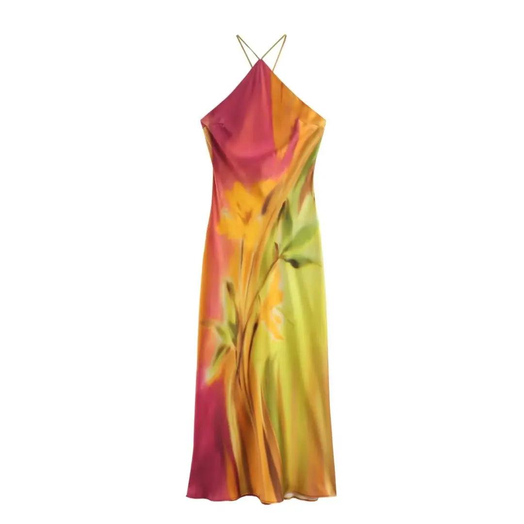 Madeline Retro Halter Dress from The House of CO-KY - Dresses