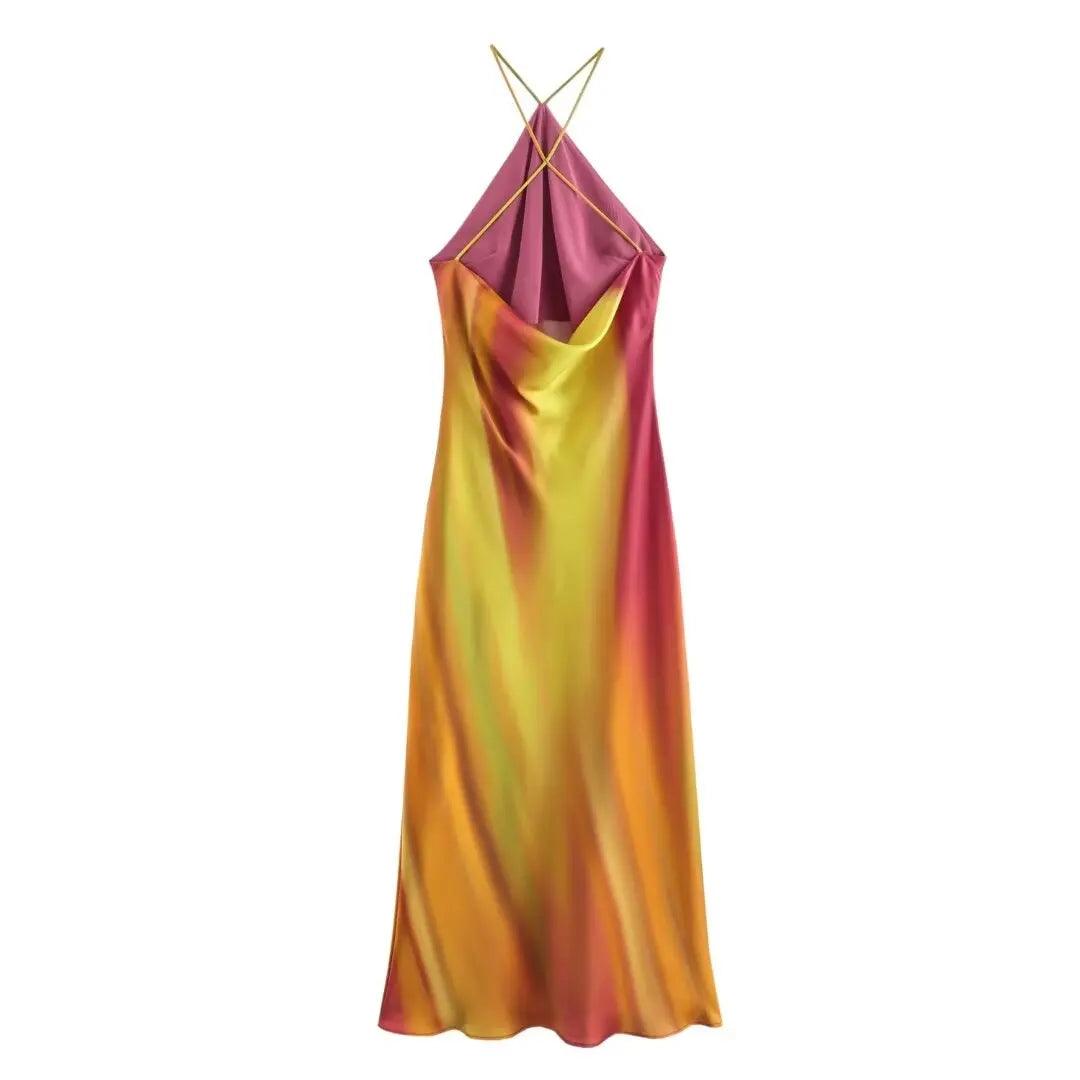 Madeline Retro Halter Dress from The House of CO-KY - Dresses