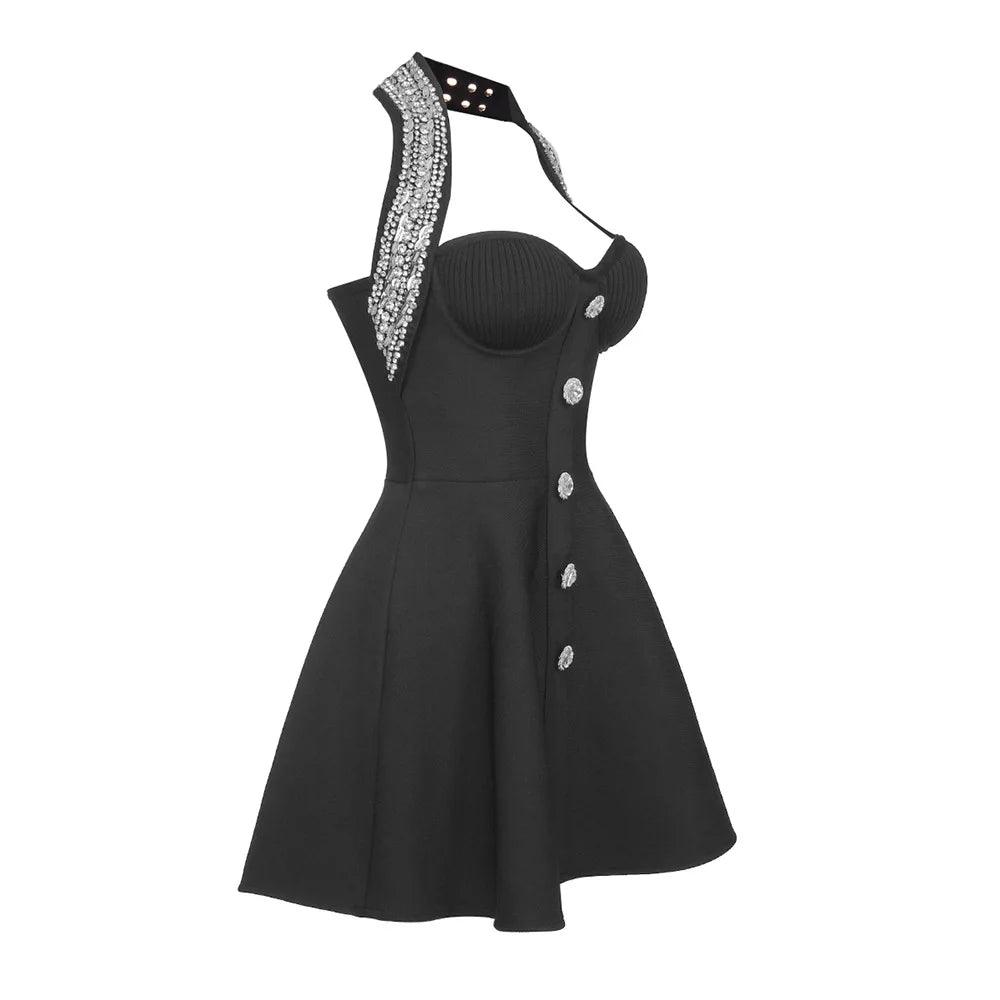 Sarka Diamonds Halter Dress from The House of CO-KY - Dresses