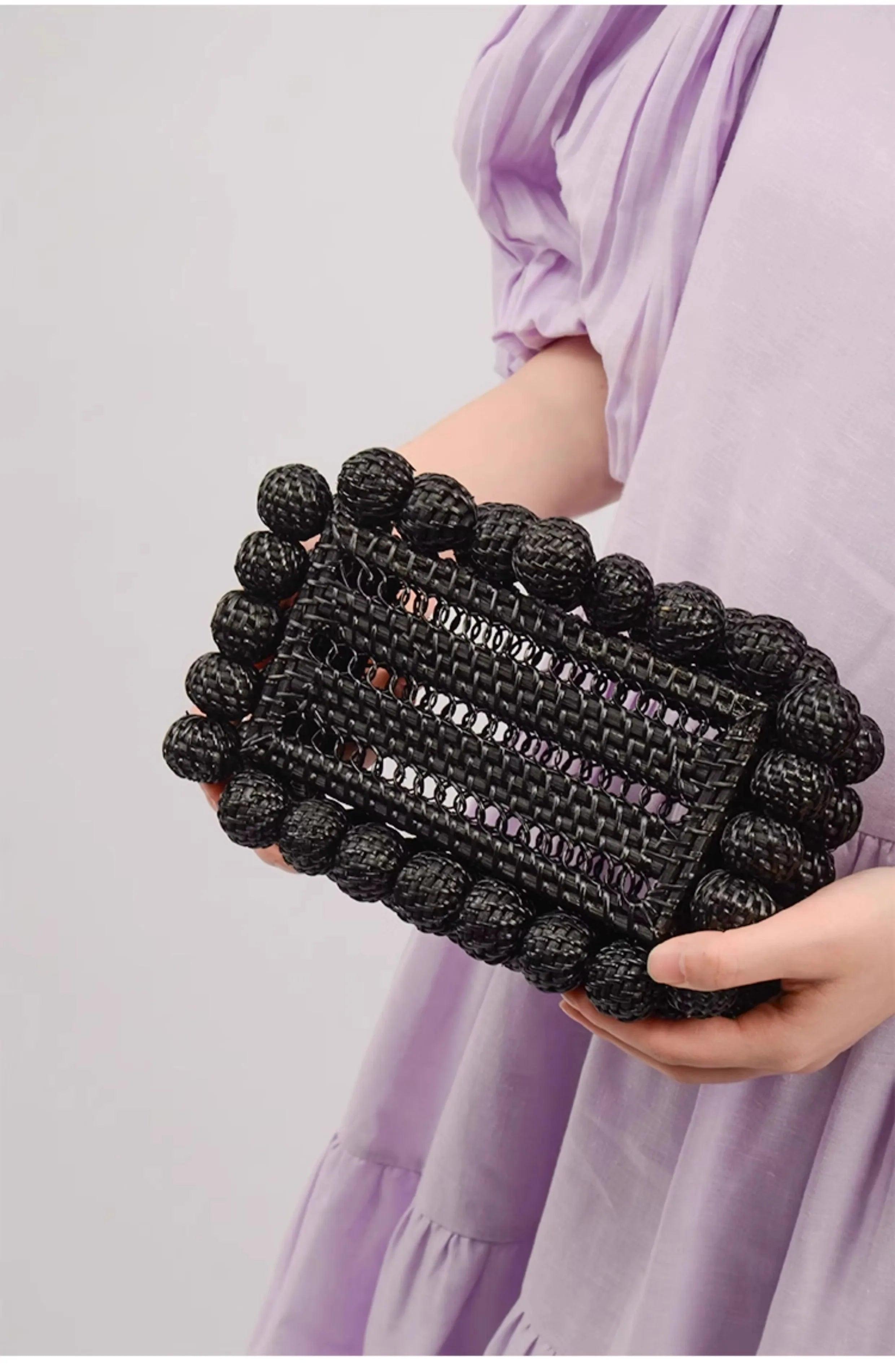 Wicker Rattan Clutch Bag from The House of CO-KY - Handbags