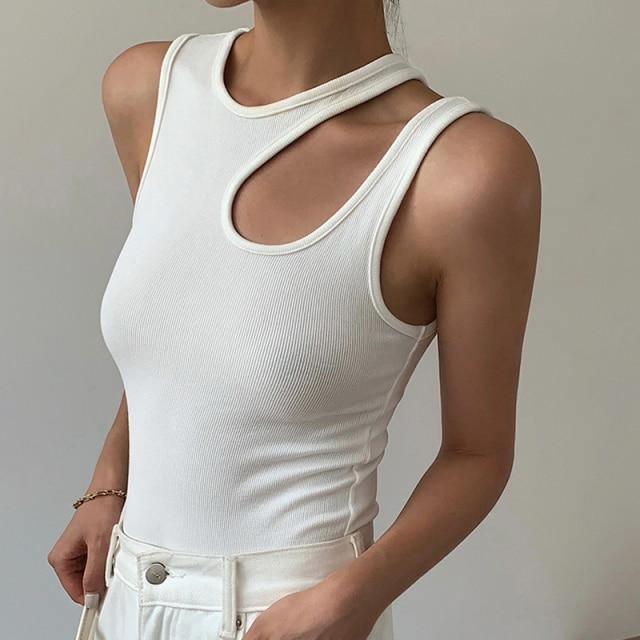 Millie Basic Cut Out Top from The House of CO-KY - Shirts & Tops